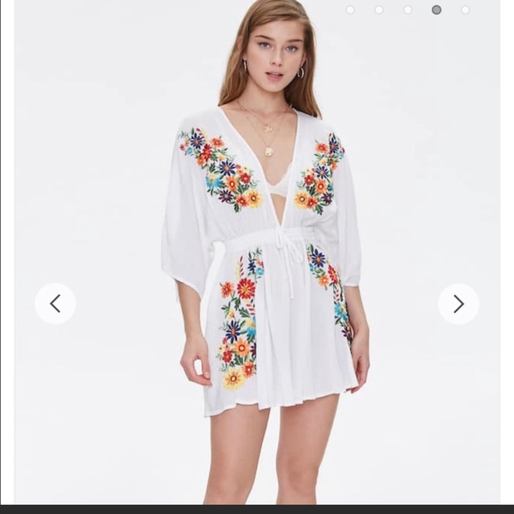 COPY - Forever 21 Beach Embroidered Cover up